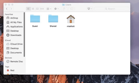 كيفية العثور على مجلد المنزل في MacOS واضافته الى Finder - Mac 