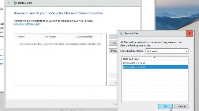 كيفية استعادة الملفات في نظام التشغيل Windows 10 بميزة File History - الويندوز 