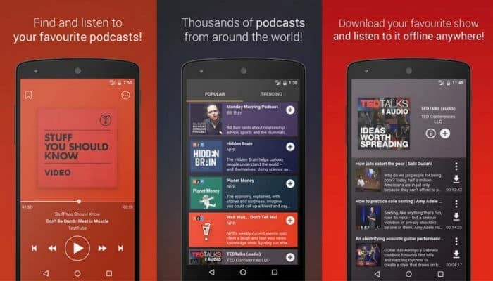 podcast podcastgo DzTechs | أفضل تطبيقات البودكاست المجانية المُتاحة لنظام Android