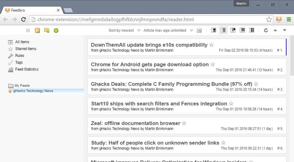 feedbro min DzTechs | أفضل إضافات Google Chrome التي ستجدها لتخصيص تجربتك على هذا المتصفح
