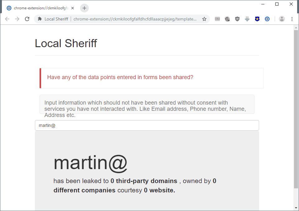 local sheriff min DzTechs | أفضل إضافات Google Chrome التي ستجدها لتخصيص تجربتك على هذا المتصفح
