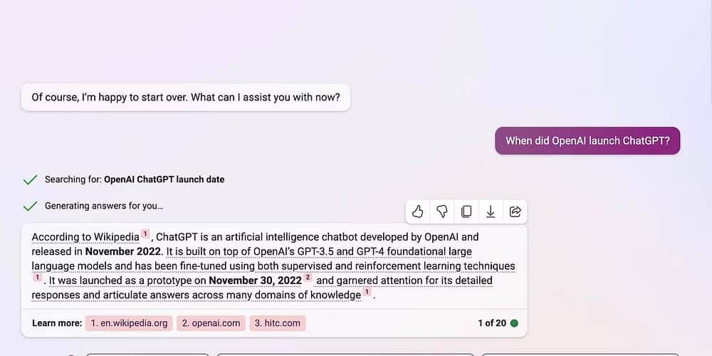 يُبسط Copilot عملية التحقق من الحقائق
