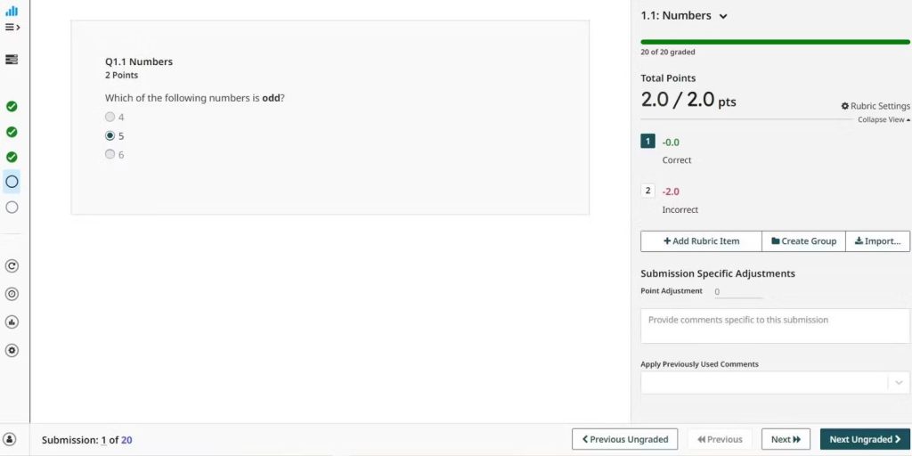 واجهة Gradescope