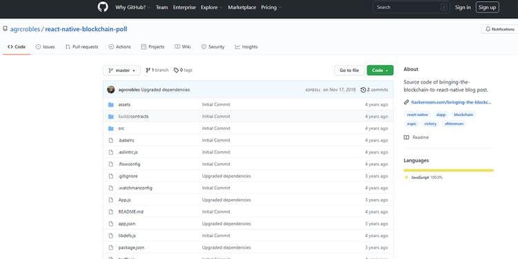 React-native-blockchain