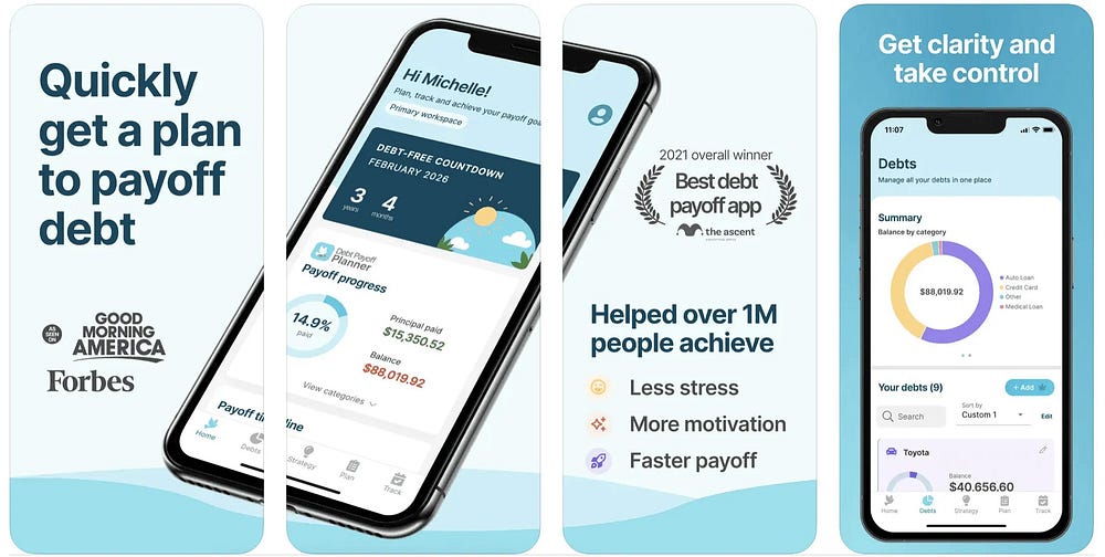 أفضل تطبيق لتتبع الديون: Debt Payoff Planner