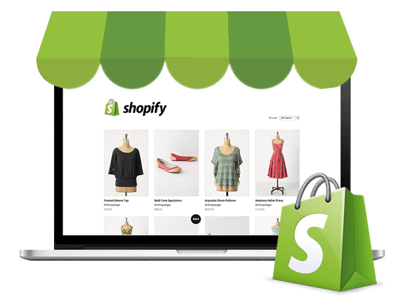 واجهة منصة Shopify