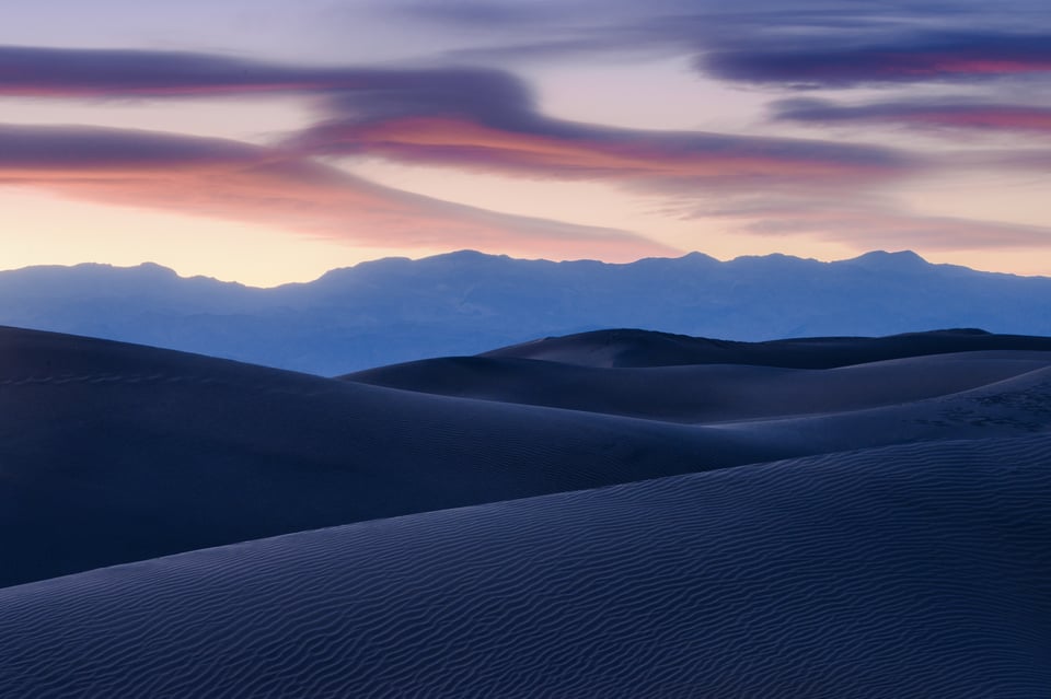 This landscape photo is taken with the Nikon D800e, a DSLR camera released in 2012. Even though it is a relatively old DSLR, the high build quality and impressive features mean it is still an amazing camera today.