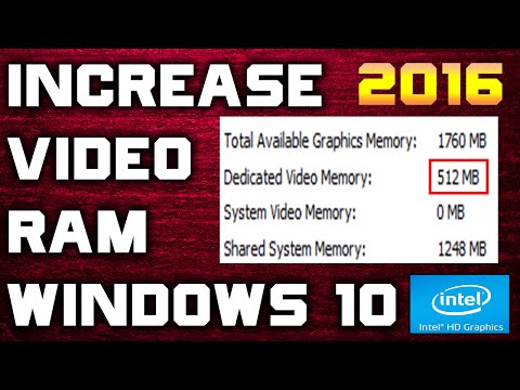 كيفية زيادة ذاكرة الفيديو المخصصة (VRAM) في Windows 10 - الويندوز 