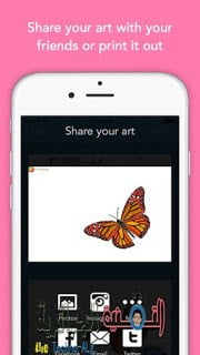 تفريغ الصور المُلونة لإعادة رسمها مرة أخرى مع تطبيق Colorscape على iOS - iOS الهواتف جديد