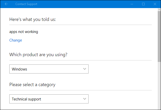 Contactez le support technique direct de Microsoft pour résoudre les problèmes des utilisateurs avec Windows 10 - Windows