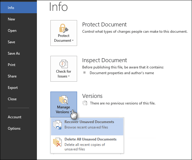كيفية استعادة ملفات الـ Microsoft Office الغير محفوظة بطريقة سهلة - شروحات