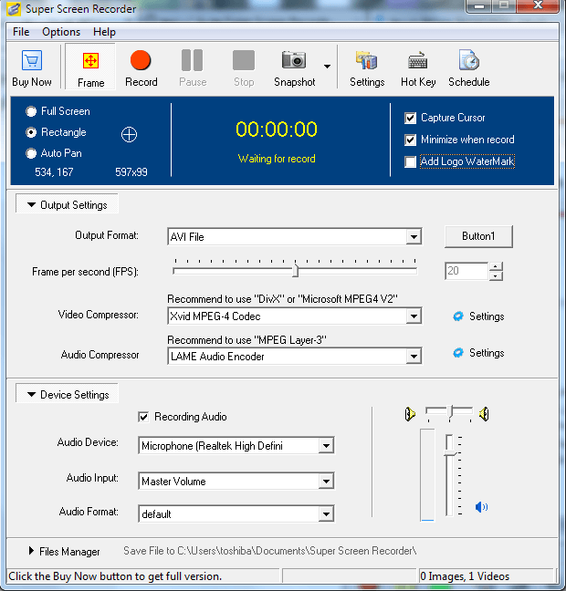 تحميل برنامج تسجيل شاشة الكمبيوتر Super Screen Capture