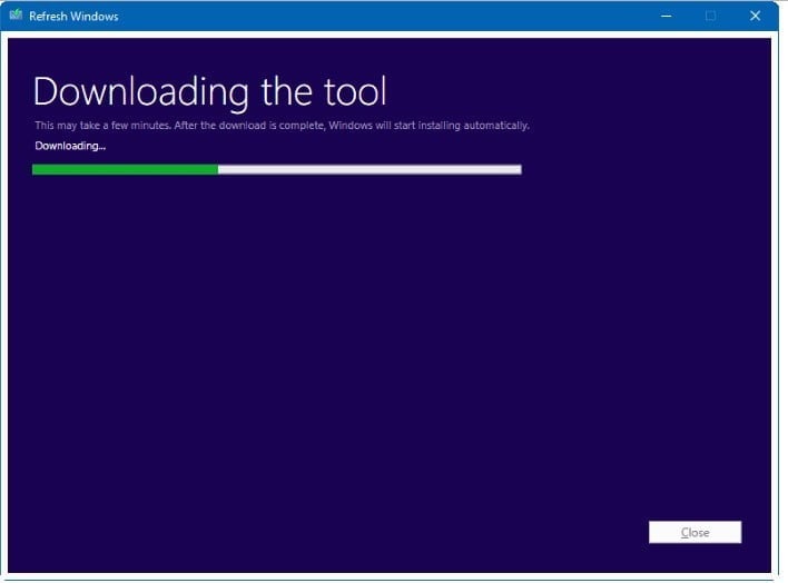 أداة Refresh Windows tool لاعادة تثبيت الويندوز 10 من اجل اصلاح جميع المشاكل - الويندوز