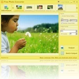 FPC main window 300 300 | برنامج Free Photo Converter لتغييرصيغ وأحجام الصور مع الحفاظ على جودتها