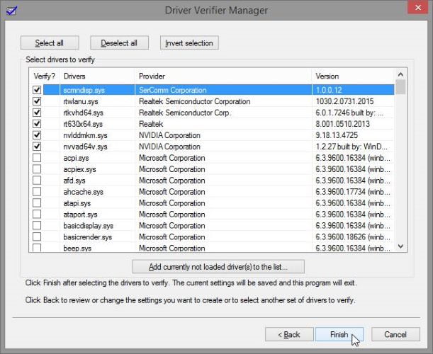 تحقق من وجود برامج التشغيل الخاطئة في Windows باستخدام Driver Verifier - الويندوز