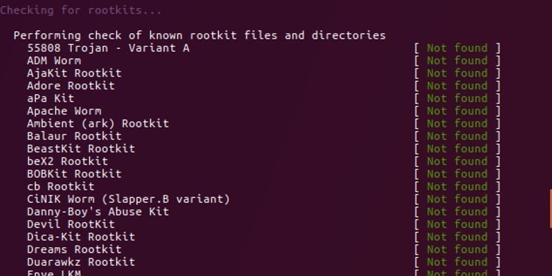 كيفية فحص نظام Linux الخاص بك للبحث عن الفيروسات و Rootkits - لينكس
