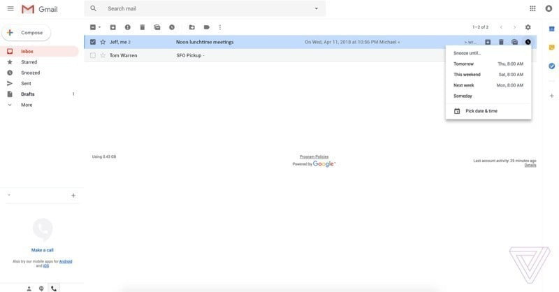 تصميم Gmail الجديد لتضمين عناصر مميزة من تطبيق Inbox - مقالات