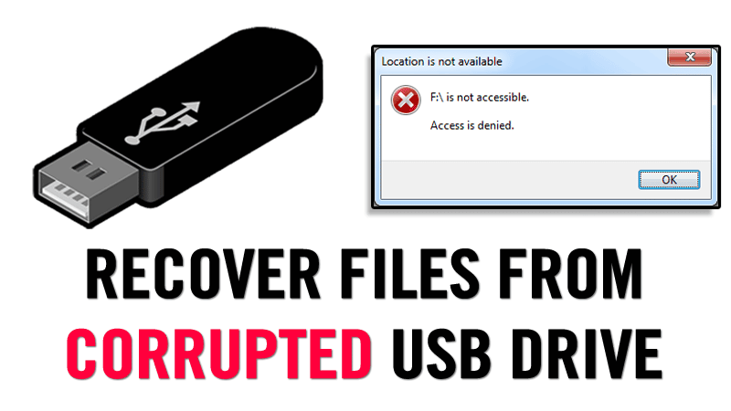 كيفة استعادة الملفات والبيانات من القرص الصلب USB التالف - شروحات