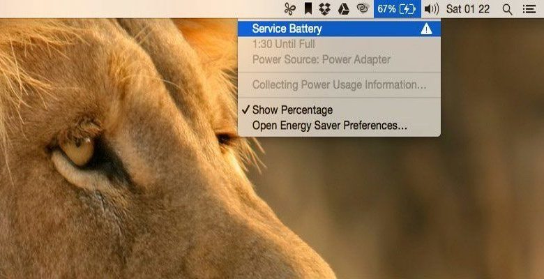 service battery warning featured | 3 طرق لإصلاح تحذير خدمة البطارية على جهاز Mac OS