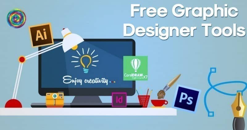 Graphic designer tool | أفضل الأدوات المجانية لمصمم الجرافيك والرسومات لنظام التشغيل Windows