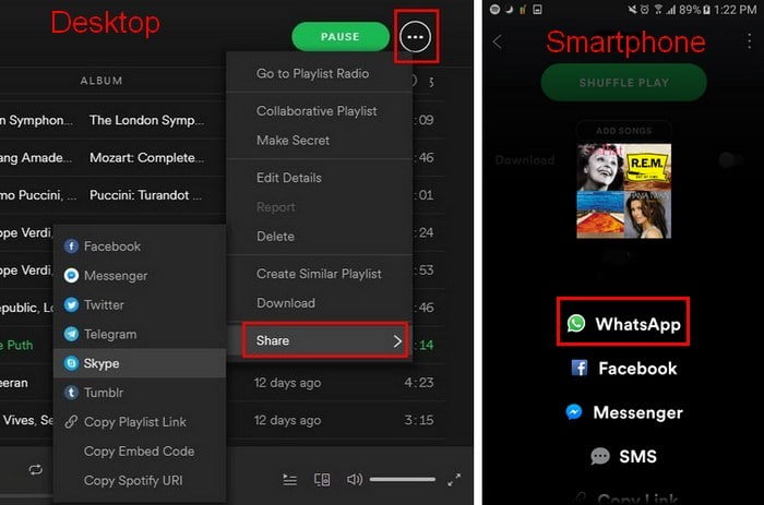 كيفية مشاركة أغنية وقائمة التشغيل على Spotify بطرق سهلة - Android شروحات