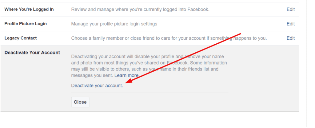كيفية حذف حسابك على Facebook نهائيًا في دقيقتين (طريقة سهلة) - FaceBook شروحات