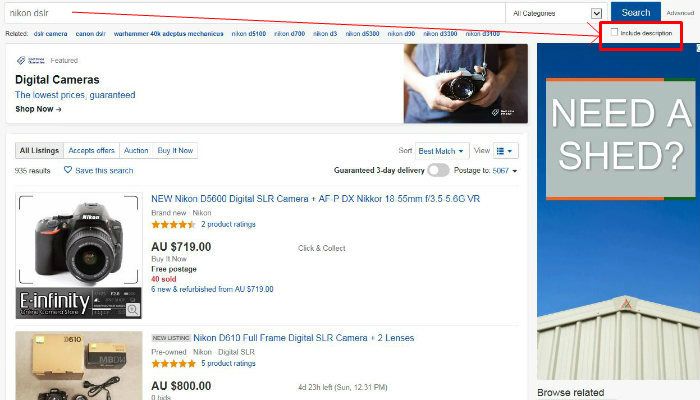 نصائح للبحث في موقع eBay للعثور على ما تبحث عنه بالضبط - eBay