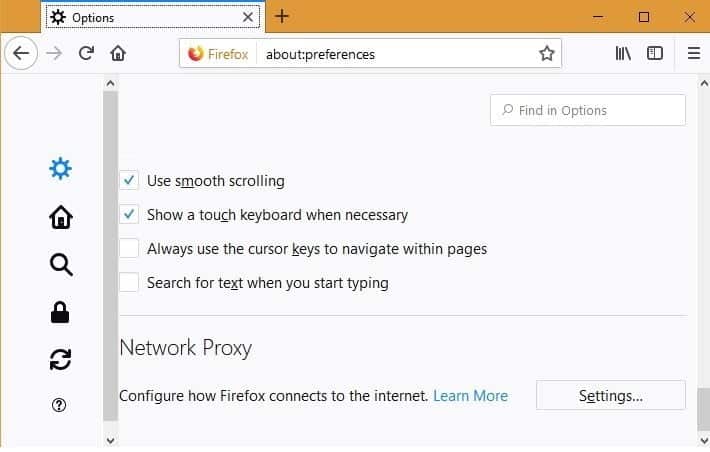 كيفية إصلاح خطأ رفض الخادم الوكيل الاتصال في Mozilla Firefox Quantum - شروحات