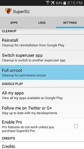 كيفية إلغاء Root على Samsung Galaxy S5 [دليل Unroot] - Android