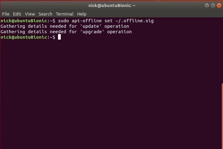 كيفية تحديث et ترقية Ubuntu دون اتصال بالإنترنت - لينكس