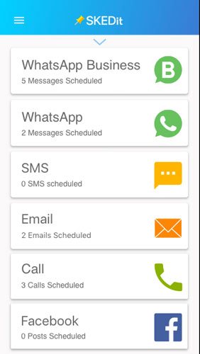 أفضل تطبيقات جدولة رسائل WhatsApp ، البريد الإلكتروني والرسائل القصيرة للأندرويد - Android