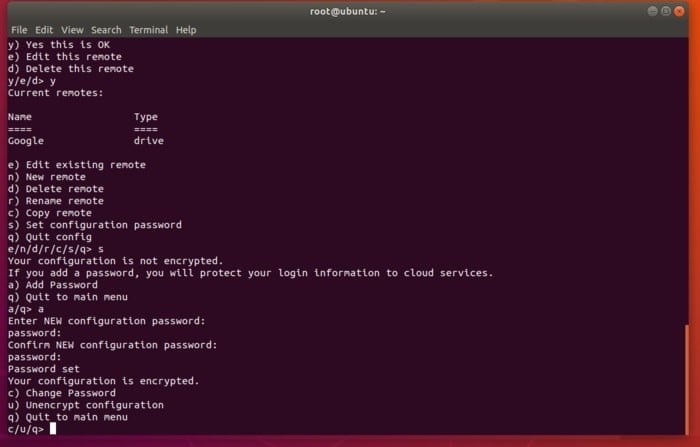 استخدام Rclone للمزامنة مع موفري وحدات تخزين متعددة في Linux لعملية النسخ الاحتياطي - لينكس