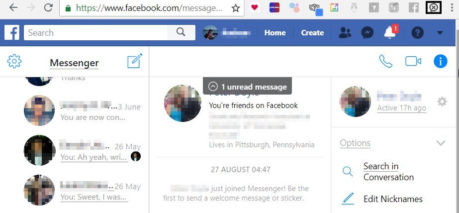 كيفية حذف العديد من الرسائل في وقت واحد على Facebook Messenger - FaceBook شروحات