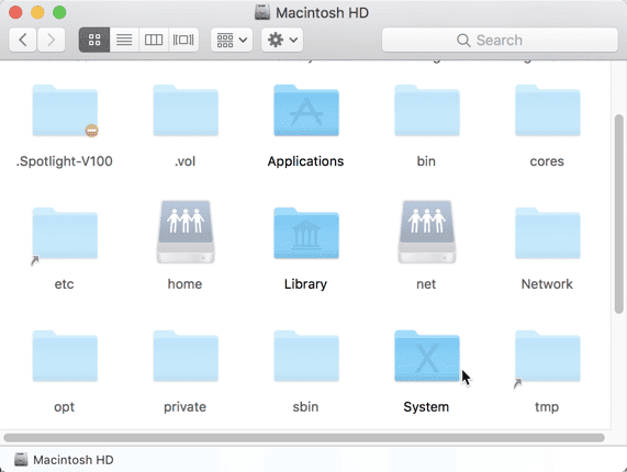 فهم مجلدات النظام في نظام التشغيل Mac OS - Mac