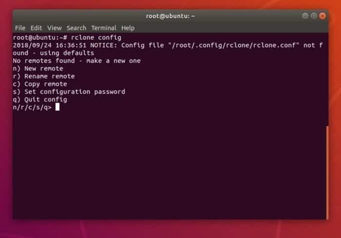 استخدام Rclone للمزامنة مع موفري وحدات تخزين متعددة في Linux لعملية النسخ الاحتياطي - لينكس