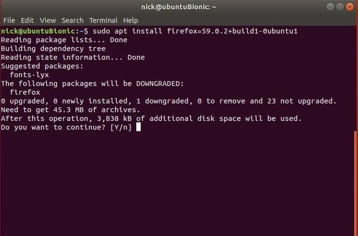 rollback deb install | كيفية إعادة تثبيت نظام التشغيل Linux إلى إصدار سابق من الحزم