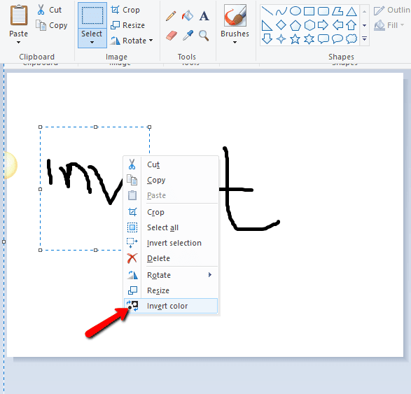 5 Cool Things You Never Knew Can Do With Microsoft Paint Dz Techs - How To Use Invert Selection In Paint