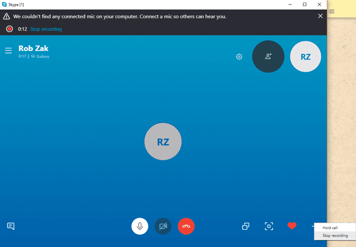 كيفية تسجيل مكالمات Skype في Windows 10 - الويندوز