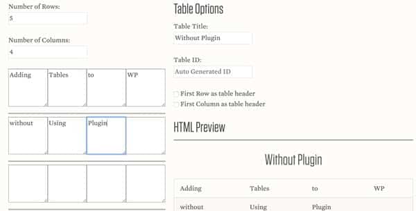 أفضل طريقة لإنشاء جدول في WordPress دون إضافات - Series WordPress احتراف الووردبريس