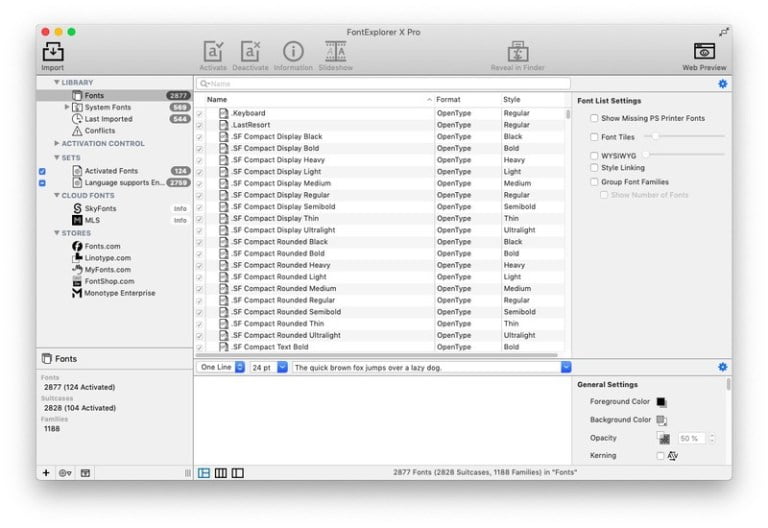 قائمة بأفضل تطبيقات إدارة الخطوط لنظام التشغيل Mac - Mac