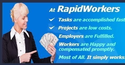 RapidWorkers : احتيال أم ربح شرعي؟ مراجعة مع إثبات الدفع - الربح من الانترنت