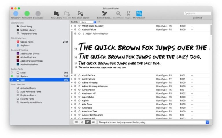 قائمة بأفضل تطبيقات إدارة الخطوط على الـ Mac - Mac