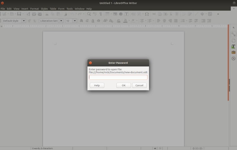 كيفية تشفير المستندات الخاصة بك مع برنامج LibreOffice - شروحات