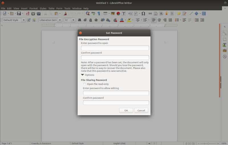 كيفية تشفير المستندات الخاصة بك مع برنامج LibreOffice - شروحات