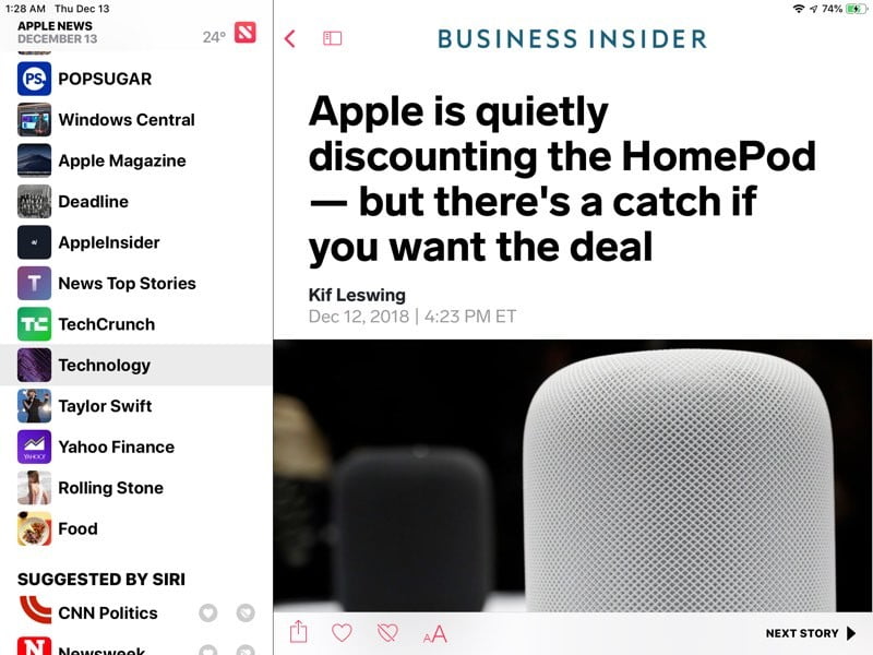 Apple News يمكنها إطلاق خدمة الاشتراك الربيع المقبل - مقالات