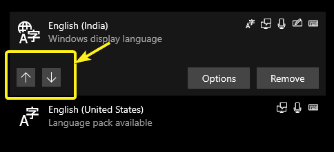 كيفية إضافة أو إزالة حزم اللغة لتغيير لغة العرض في Windows 10 - الويندوز