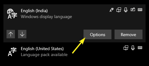 كيفية إضافة أو إزالة حزم اللغة لتغيير لغة العرض في Windows 10 - الويندوز