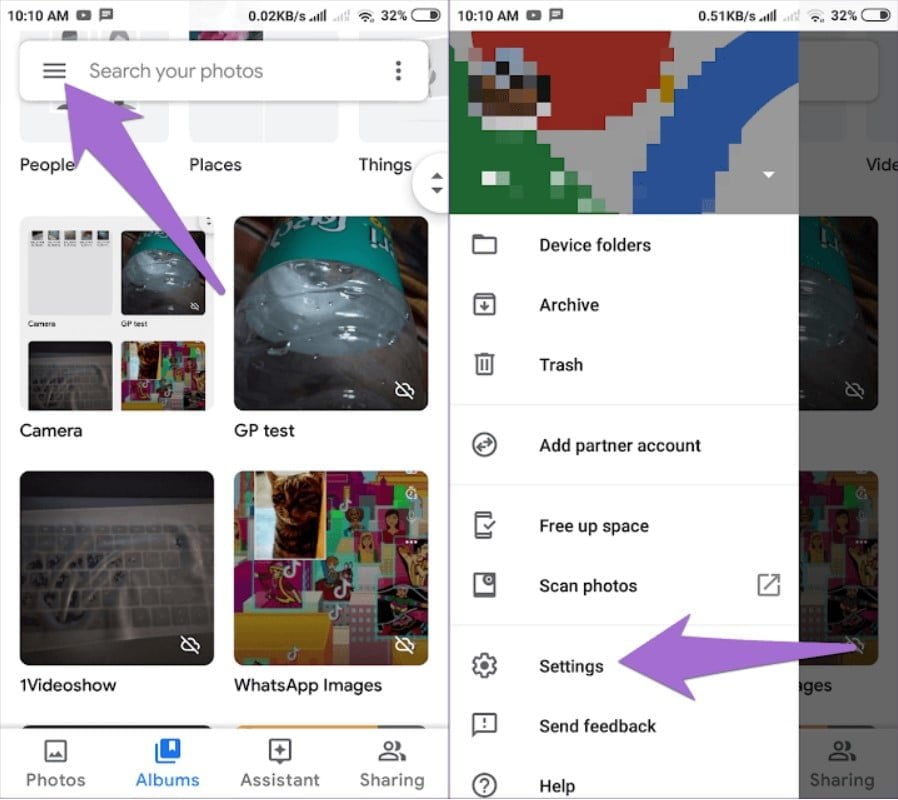 Как удалить фотографии из приложения Google Фото, но не с телефона - пояснения