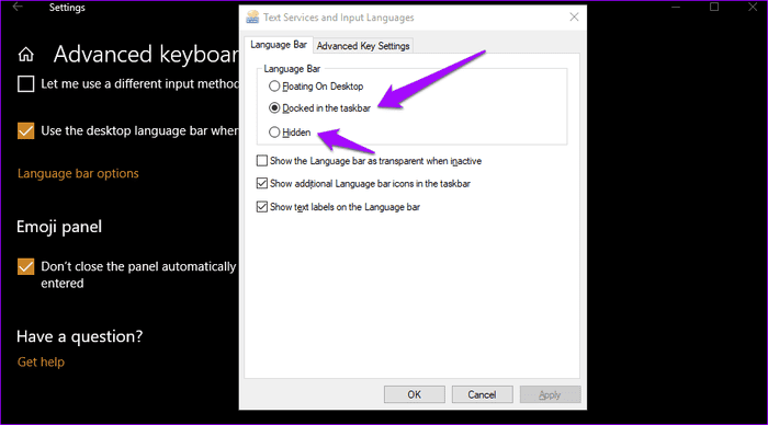شريط اللغة مفقود في نظام التشغيل Windows 10؟ 5 طرق لحل المشكل - الويندوز