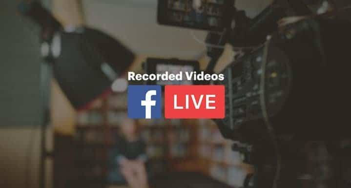 كيف يمكنك بث محتوى مقاطع الفيديو المسجلة مسبقا إلى صفحة Facebook مجانا - FaceBook شروحات
